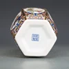 Jingdezhen Porcelain Vase Porch Ornaments Antique Official Enamel Porcelain Antique Collection Square Vase 6