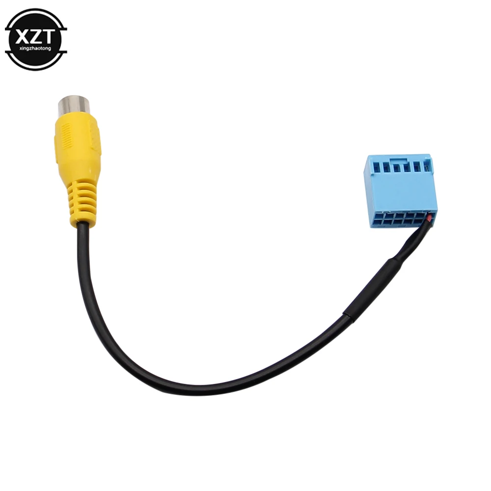 Car Rear View Camera Adapter Cable Video Connector For Skoda Volkswagen Passat B6 PQ MIB RCA Line