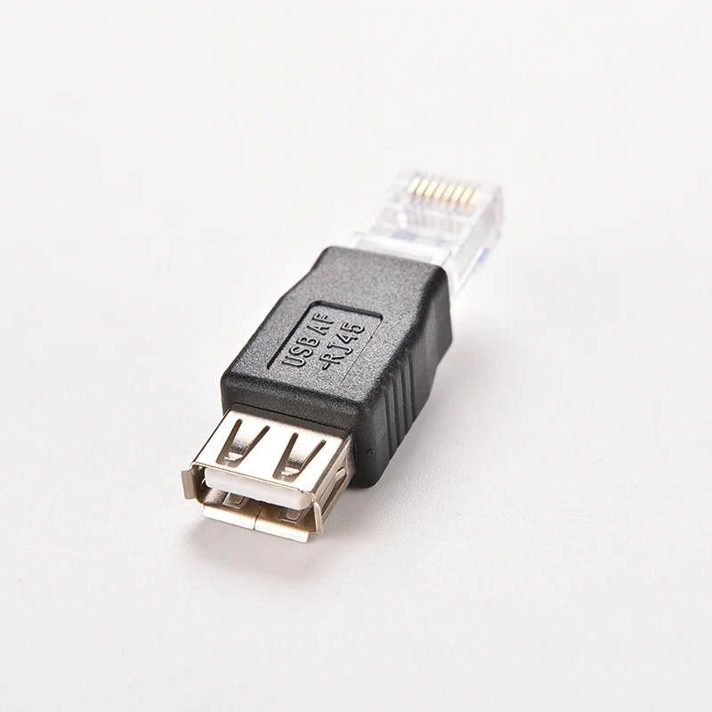 Ethernet Adapter: RJ45 to USB Female Converter Plug