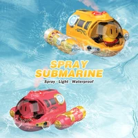RC Boat Remote Control Boats Spray Powerboat Twin Propeller 2.4G Radio Controlled Ship with Lights Toys for Boys Girl Kids Gifts 2