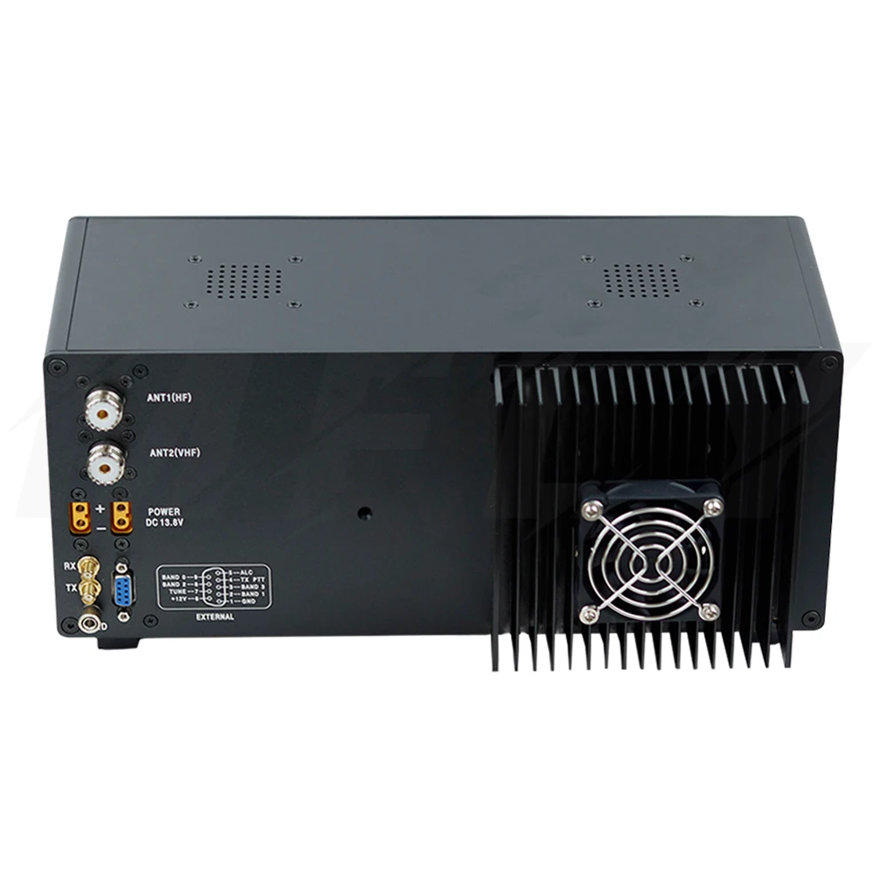 100W HF+UV All Mode DDC/DUC Transceiver Mobile Radio SDR Transceiver with 7" Tou