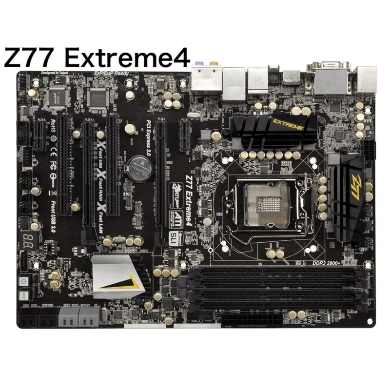 B75 Desktop Gaming-moederbord, 6-kanaals RJ45 Gigabit Ethernet-netwerk, DDR3 -moederbord ATX, PCIe-slot, M.2 USB SATA VGA DVI HDMI-audiopoort, LGA 1155Pin CPU-aansluiting