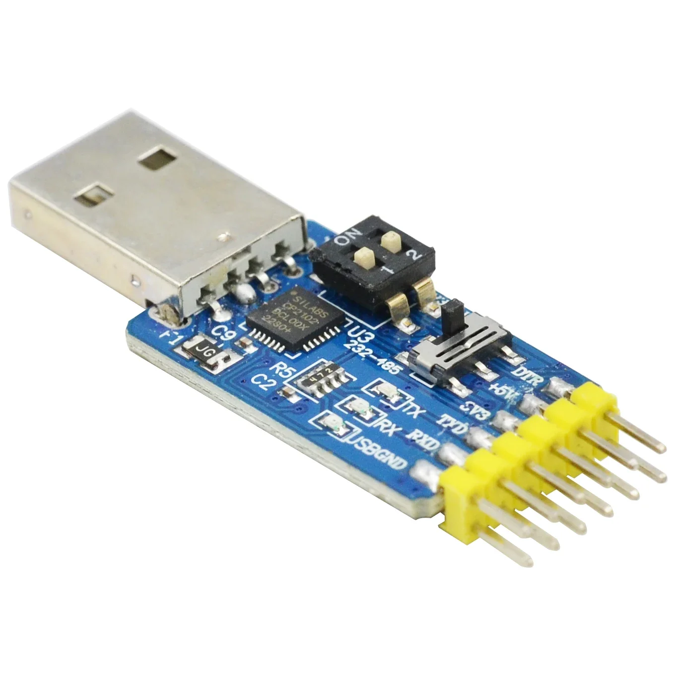 CP2102 6-in-one 다기능 직렬 포트 모듈 usb-TTL 485 232 상호 변환 3.3V/5V 레벨과 호환 가능