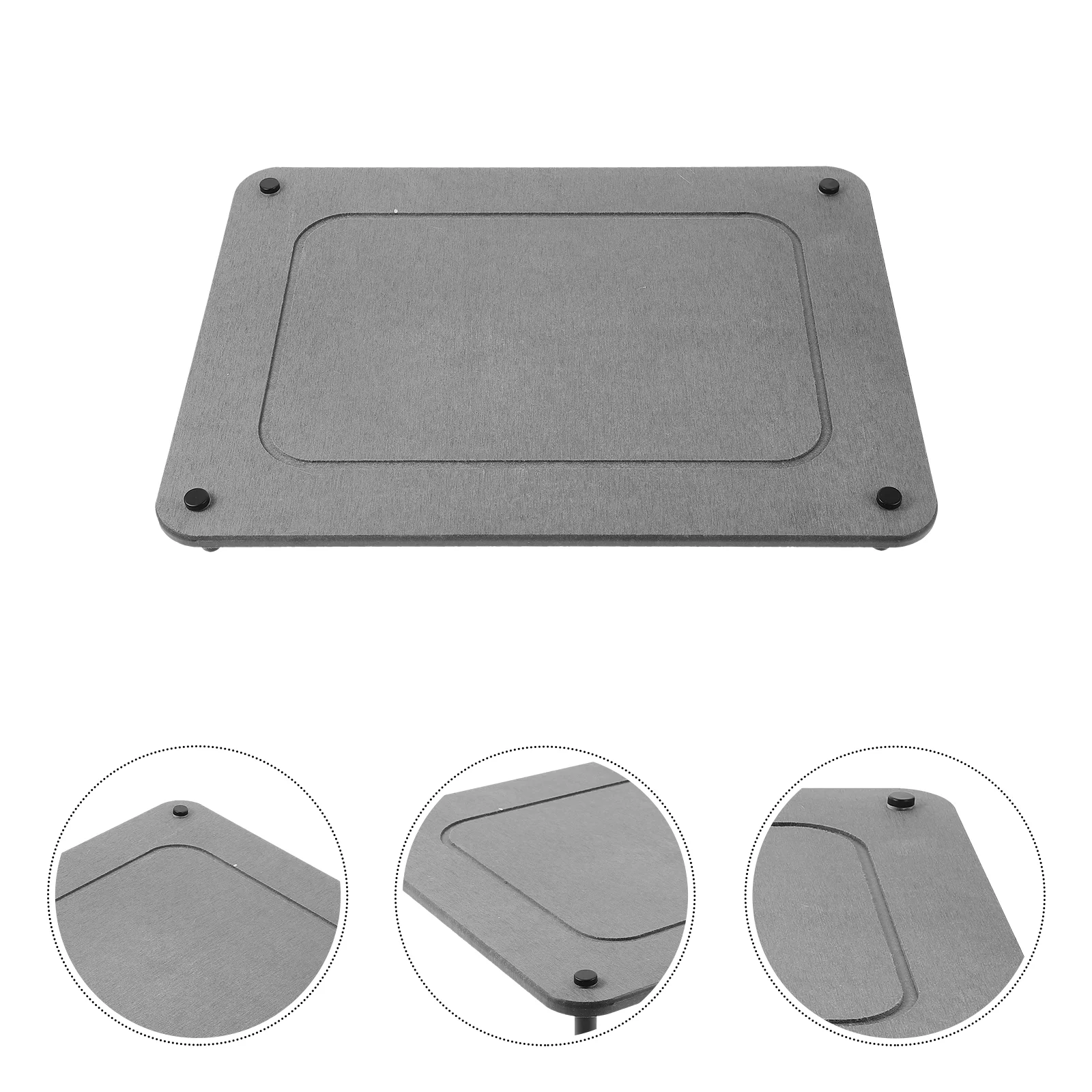 

Water Absorbent Diatomite Tray Diatomaceous Cup Dish Water Absorbing Cup Coaster Tea Mat with Feet