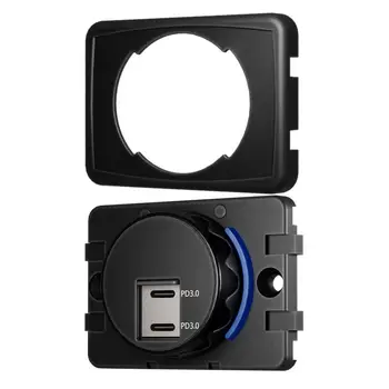 Caricatore USB C per Auto, Presa di Ricarica PD Tipo C, Porta USB per Ricarica, Adattatore di Alimentazione QC3.0, Caricatore Rapido USB per Auto