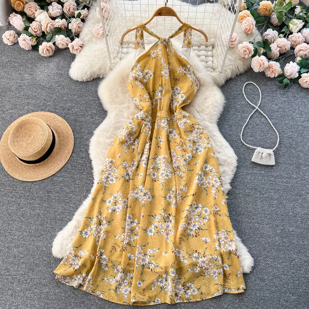 

Женское облегающее платье с лямкой на шее, элегантное вечернее платье-комбинация с оборками, модное винтажное платье