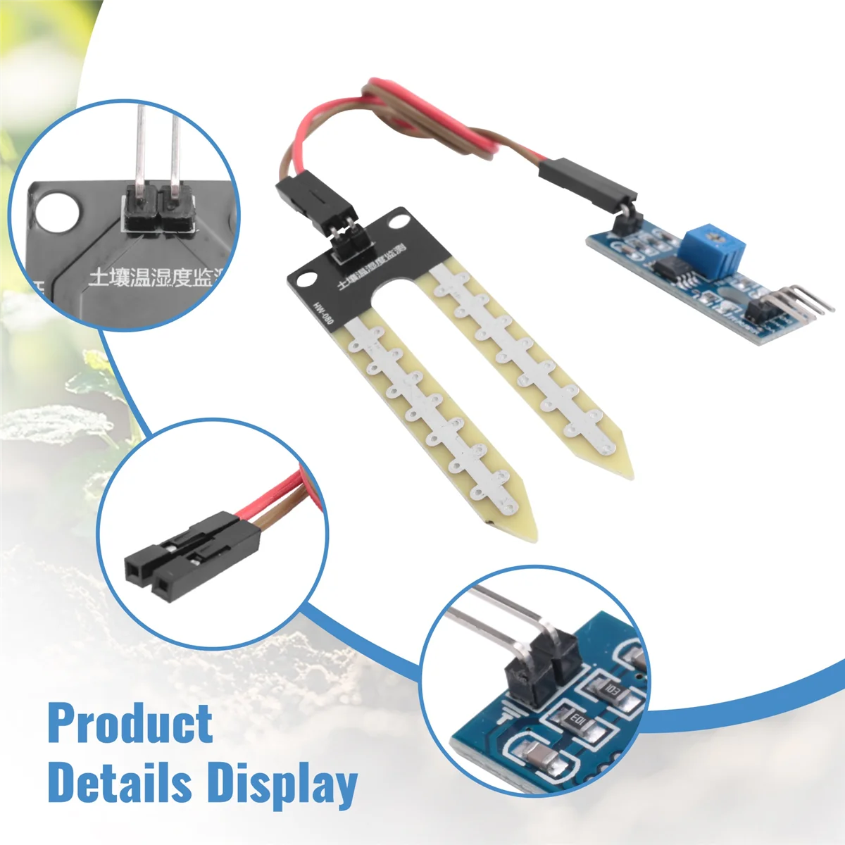 Soil Hygrometer Detection Module Moisture Sensor FC-28 DC 3.3V-5V