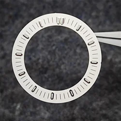 Enhanced Luminous Green Skeleton Watch Dial for Mechanical Timepieces (White)