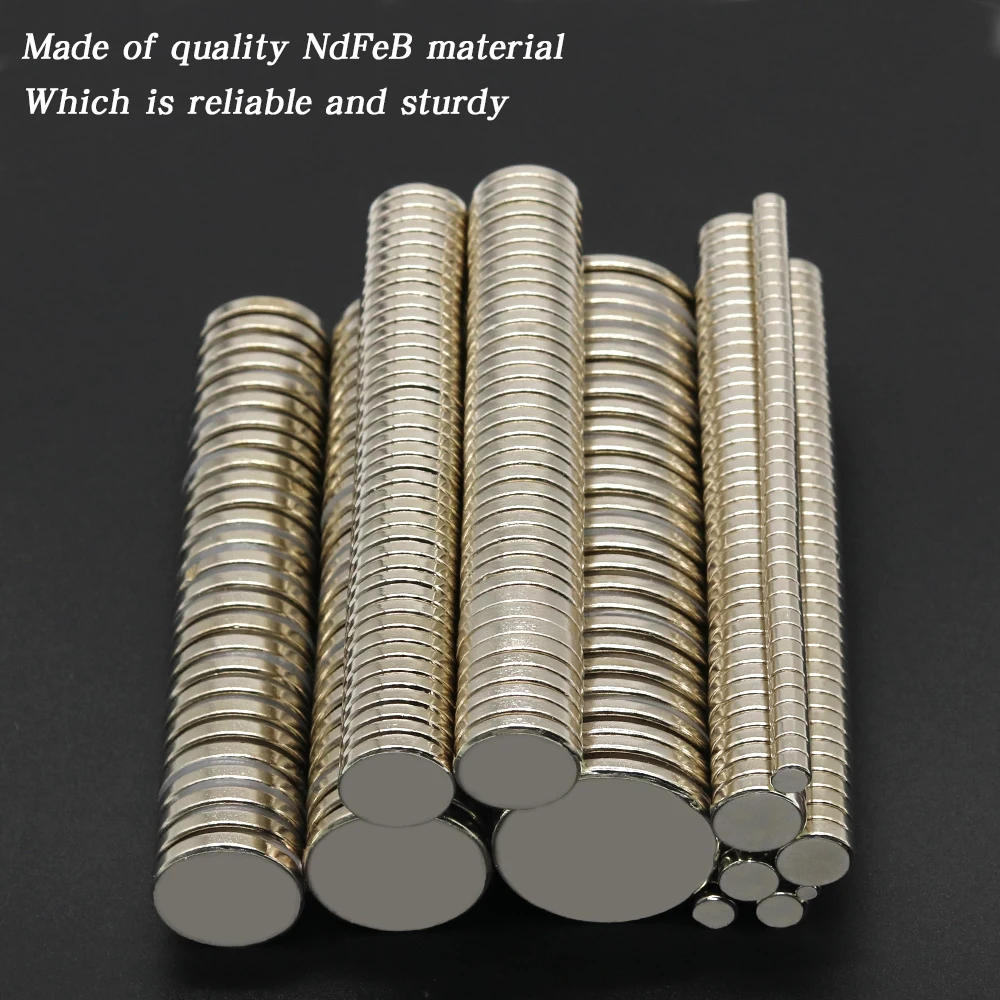 Round Magnets N35 Super Strong 3x3/5x3/6x3/7x3/8x3/10x3/12x3/15x3/20x3mm Round Magnetic NdFeB Neodymium
