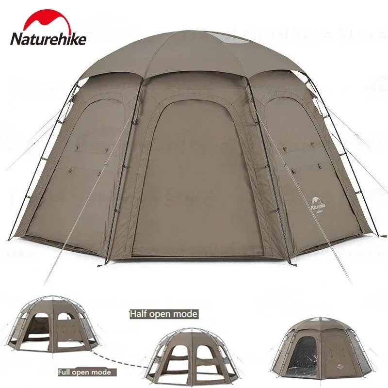 Famiglia Campaign House Grande Tenda Da Campeggio Per Eventi E Feste Impermeabile Bushcraft Automatic Dome Shelter Cube Beach Outdoor