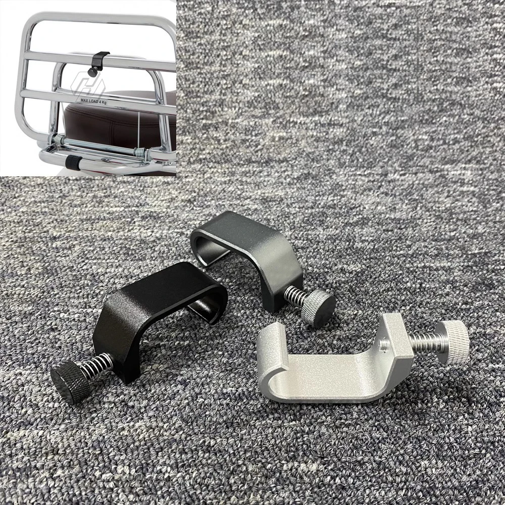 Per Vespa Scooter Gts Lx Lxv Sprint Primavera 50 125 250 300 Moto Rack Lock Hook Frame Crotchet Grips