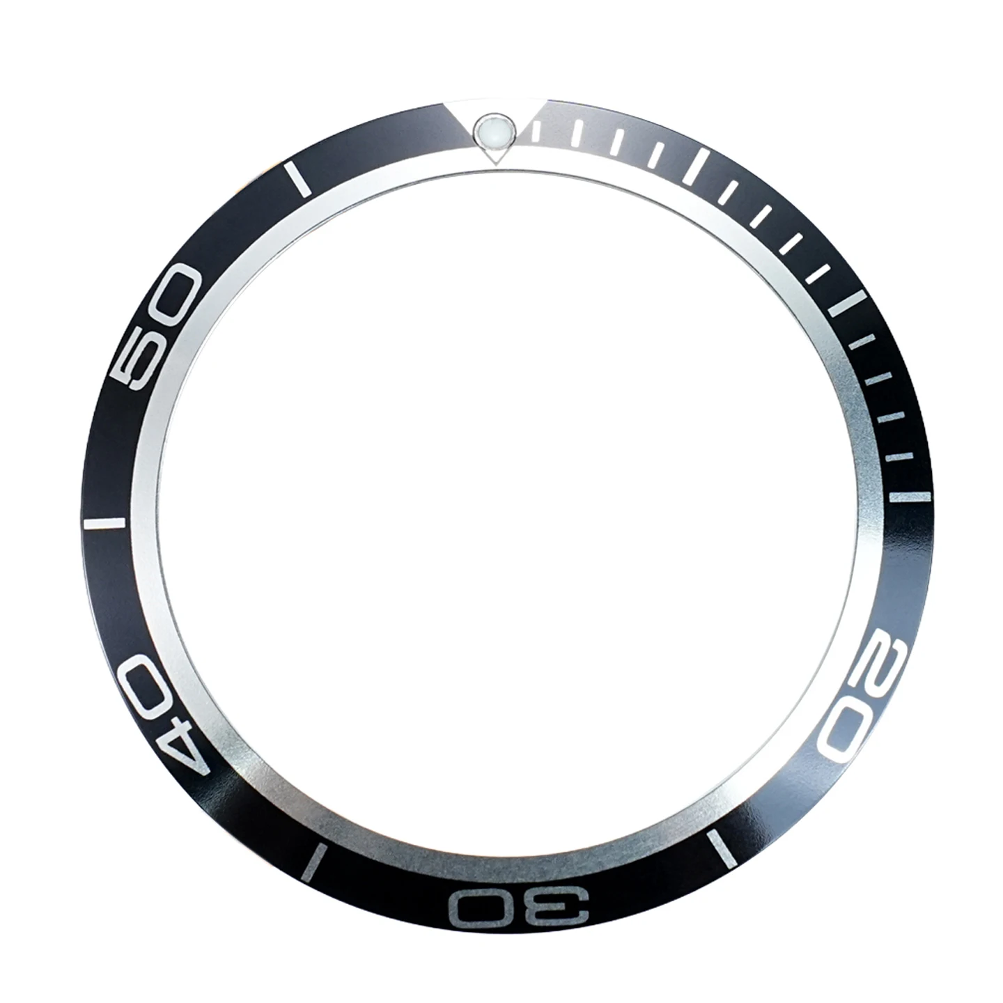 Black Orange Aluminum Bezel for Seamaster Planet Ocean Series - Watch Accessory