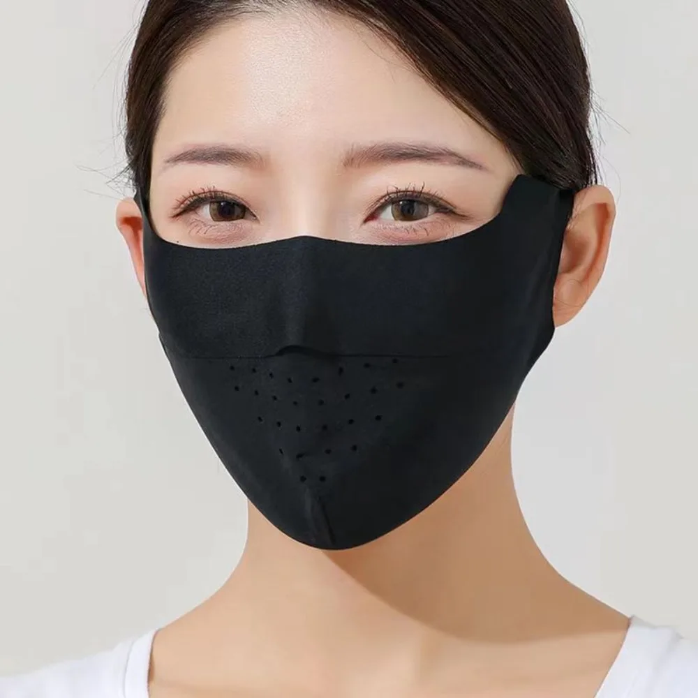 

Sports Mask Driving Masks Anti-dust Summer Breathable Ice Silk Face Mask Sunscreen Mask Ice Silk Face Protection Face Cover
