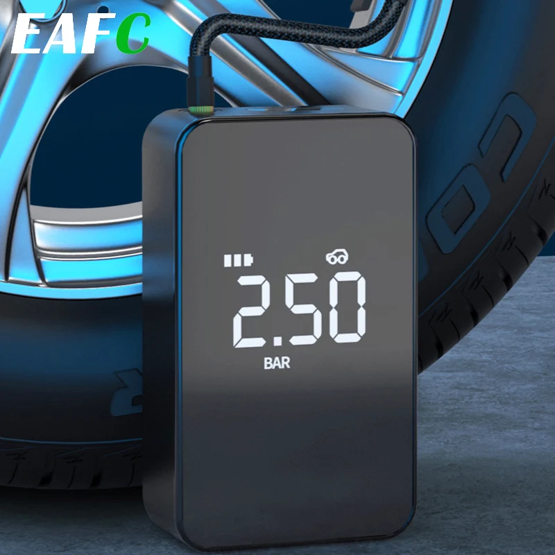 Car Inflator Pump 150PSI Portable Car Air Compressor with Big Screen Digital Display for Motorcycles Bicycle Boat Tyre Air Pump