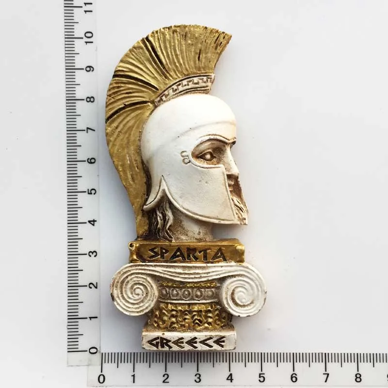 Calamita da frigorifero 3D Corfù Grecia, souvenir in resina, fatto a mano, decorazione per la casa e la cucina