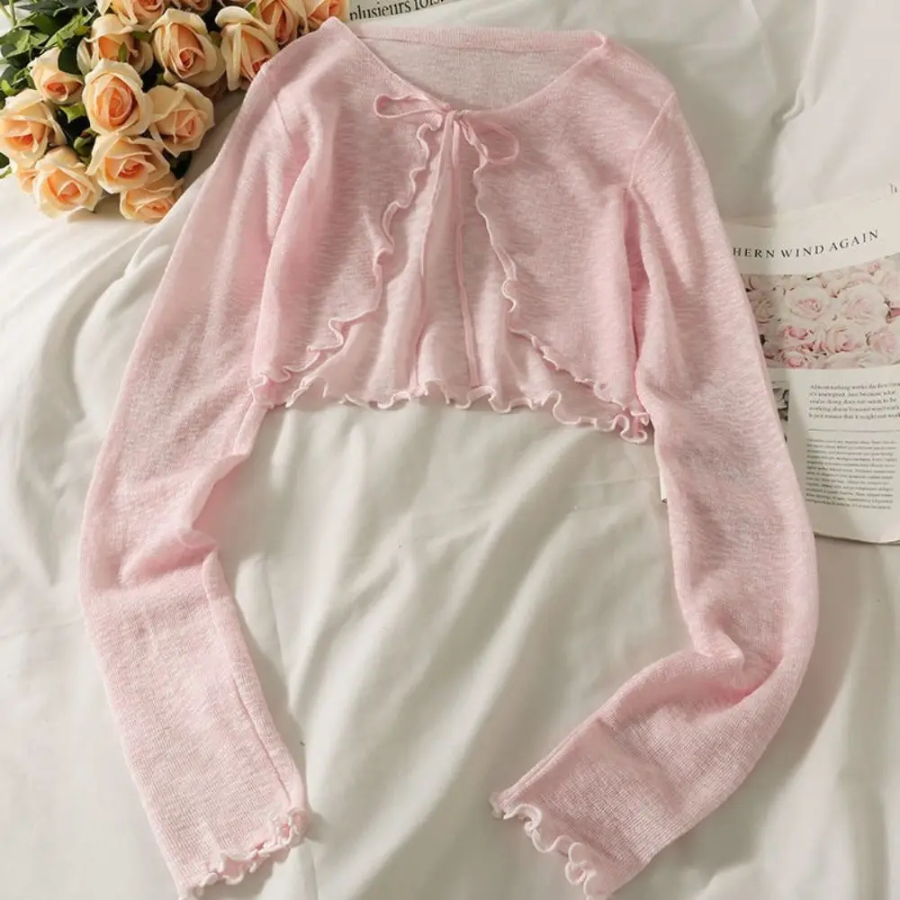 ตัวเลือกสินค้า เสื้อแขนสั้นแฟชั่นเกาหลี Ruffle ฤดูร้อน ใส่สบาย
