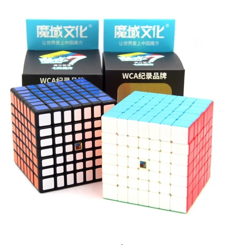 [Picube] Moyu MeiLong 7x7 스피드 큐브, Meilong 7x7 퍼즐, 전문 7 레이어, 블랙 스피드 큐브, 교육용 장난감 선물 