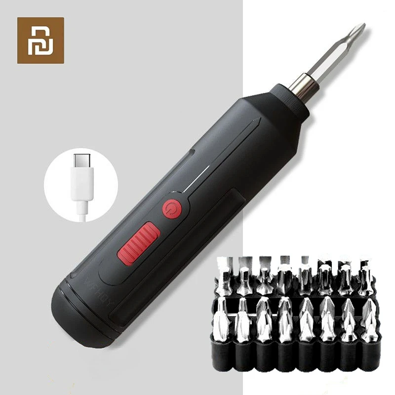 

Youpin M3 Cordless Electric Screwdriver Set Rechargeable Household Mini Screwdrivers Lithium Battery Hand Drill Power Tools