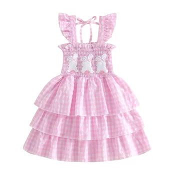 Smocked Bunny Easter Dress 1