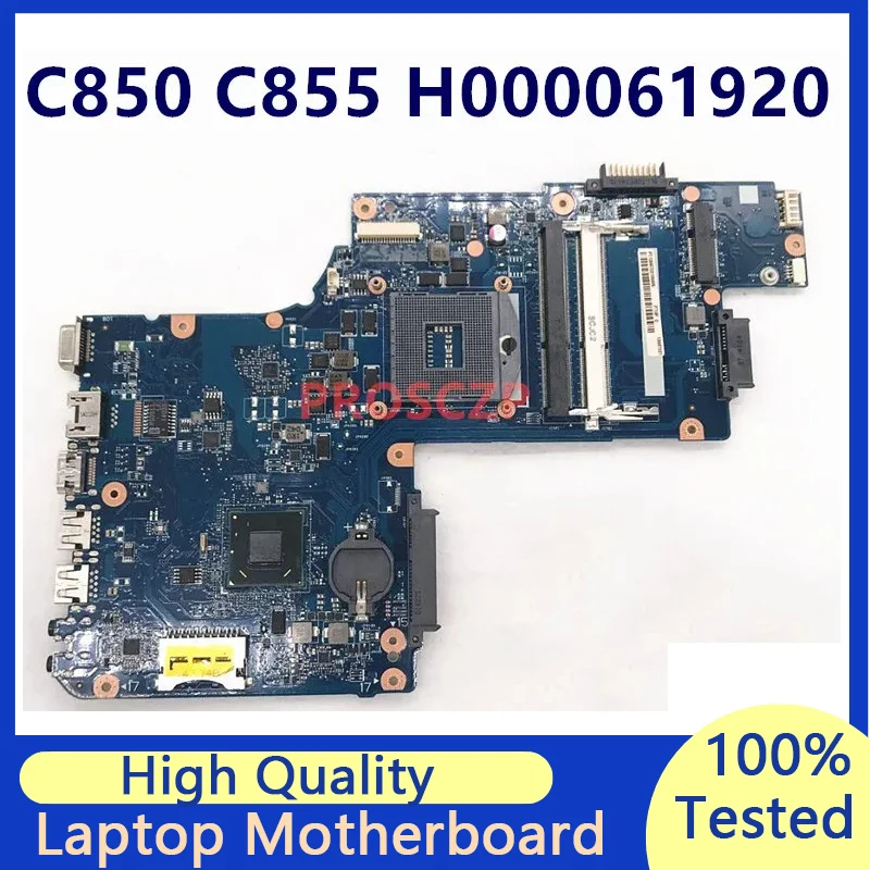 Laptop Motherboard para Toshiba 100 Completo Testado Funcionando Bem C50 C50-a C55-a C50d C850 C855 L855 H000061920 Sjtnv Hm70