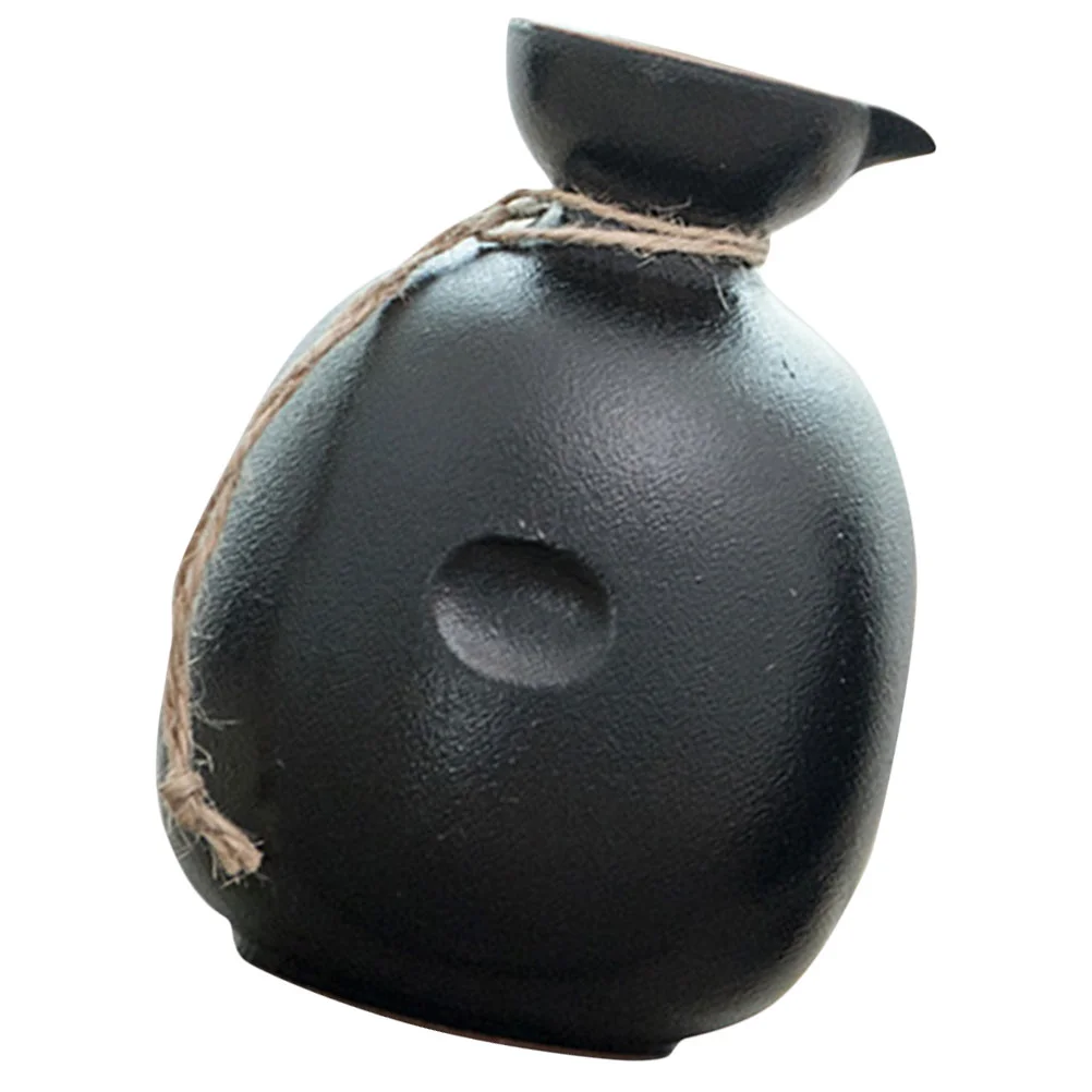 Japanese Style Hip Flask Storage Jug Vintage Sake Kettle Water Saki Ceramic Serving Pot Japanese-style