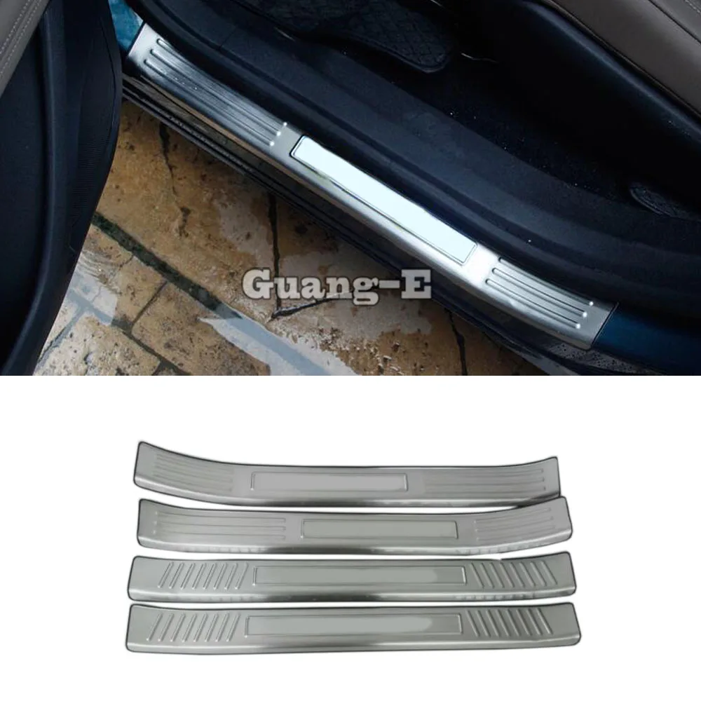 

4 шт., накладки на пороги для Peugeot 5008 2017 2018 2019 2020 2021