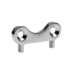 2pcs Marine Boat Yacht Diesel Gas Fuel Tank Filler Spare Key Replacement Key Plate Tool