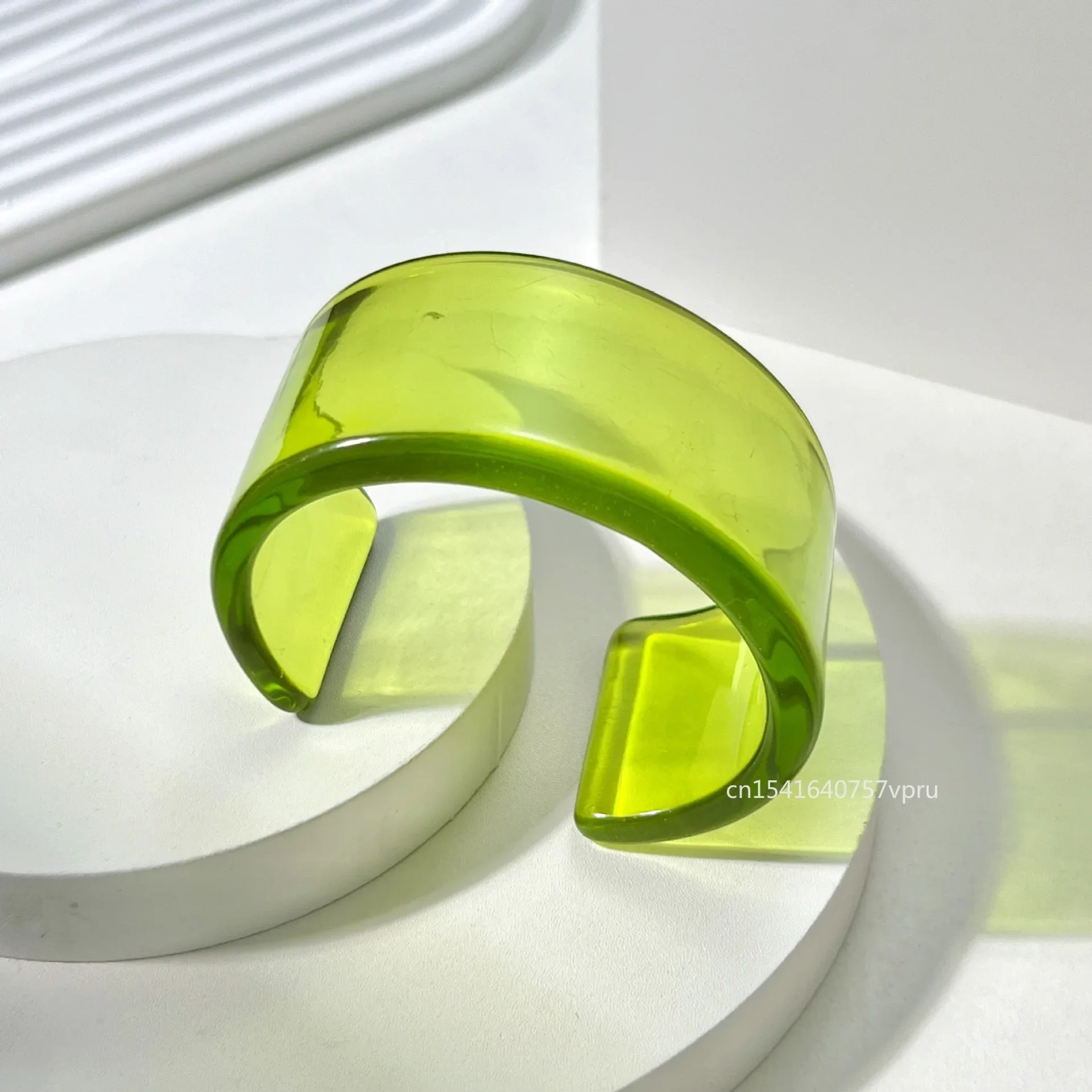 Chunky Bracelet Chunky Acrylic Women Geometric Wide Punk Bangle Bracelet