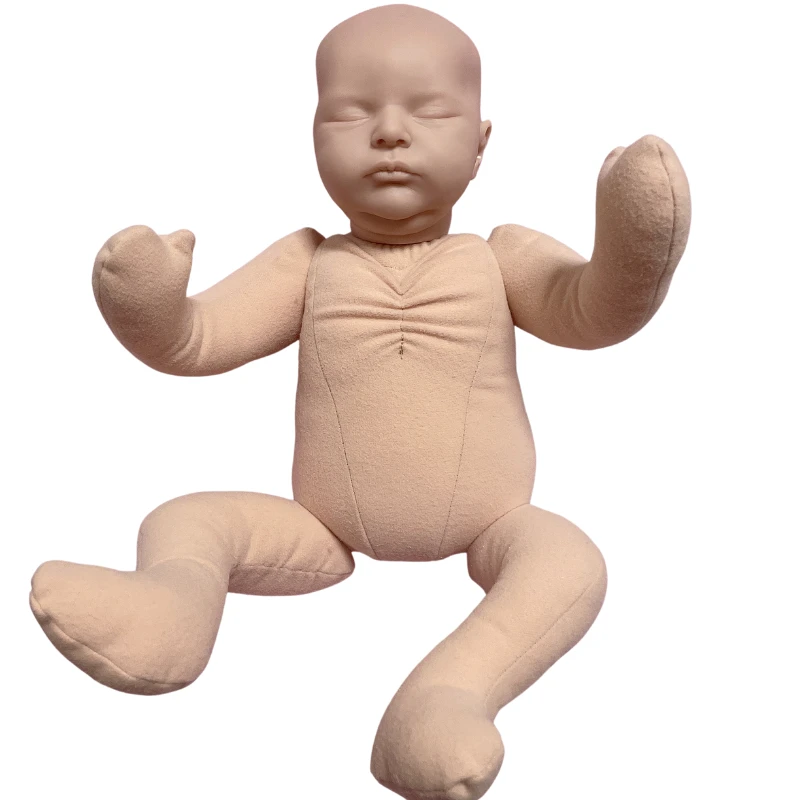 21Inch Popular Reborn Baby Doll Laura Limbs Add Joint Unpainted Newborn