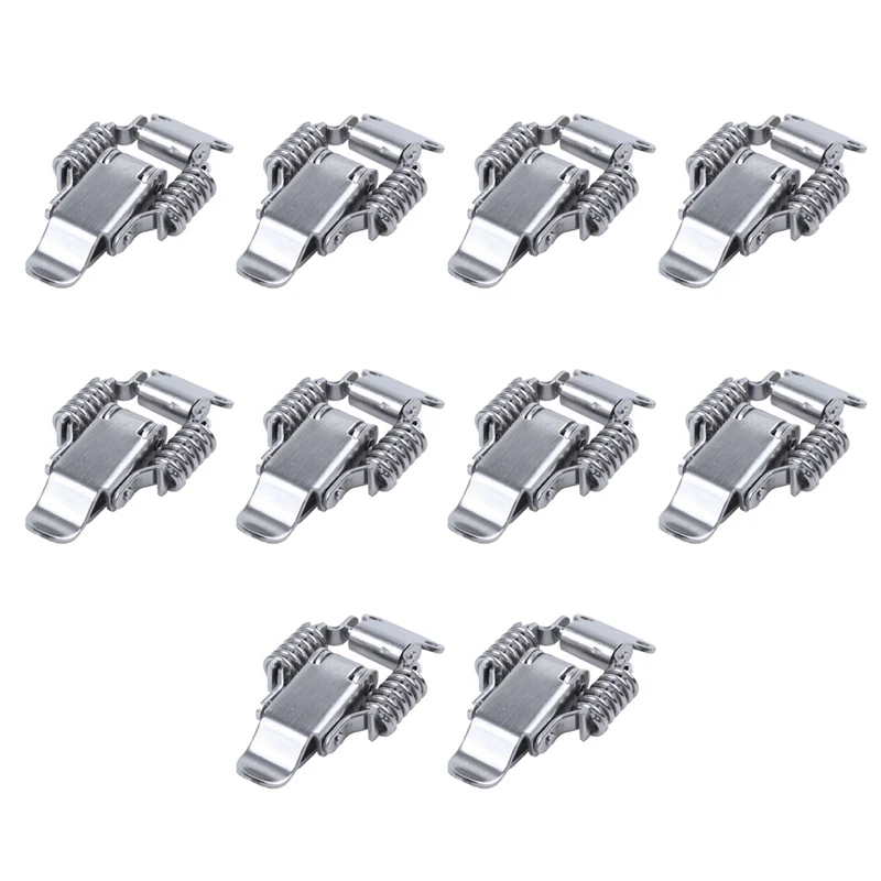 

20X Toolbox Draw Compression Spring Toggle Latch Catch Clamp Silver