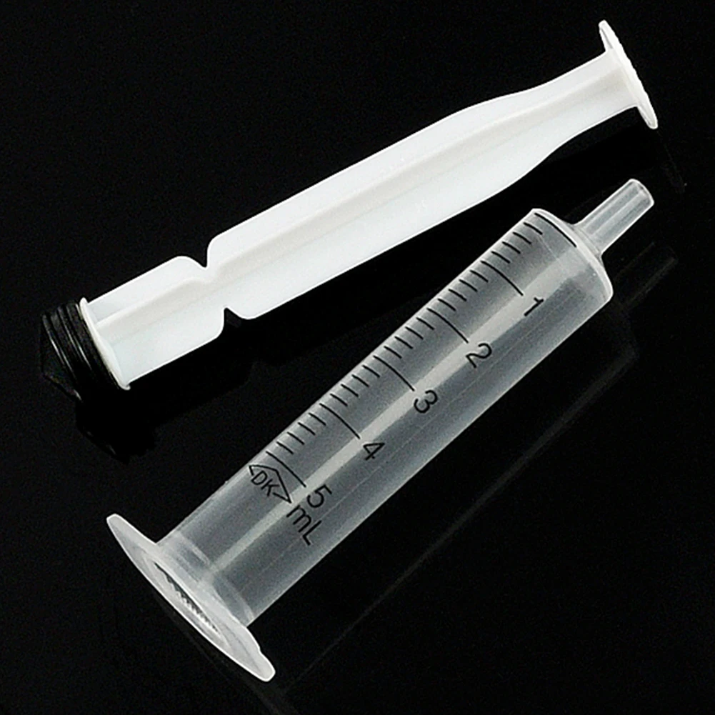5ML With OPP Nutrient Mini Syringe Measuring Tool Pet Feeding Disposable Injector Plastic Syringe Without Needle 5ML 100Pcs/Set 3