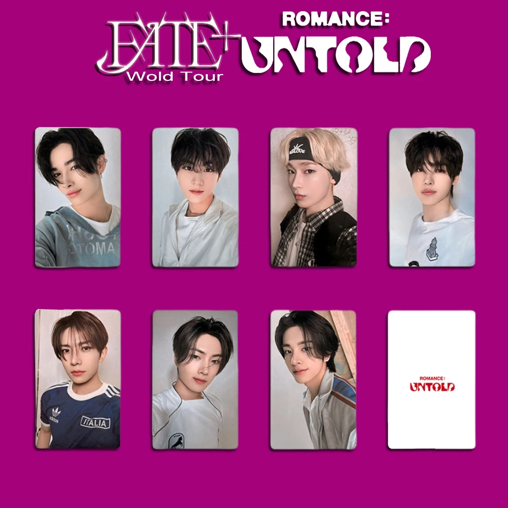 Kpop Boys Idol World Tour Album Lomo Card Photocards XO Only If You Say Yes Fans Collection Merch kpop photo cards photo cards