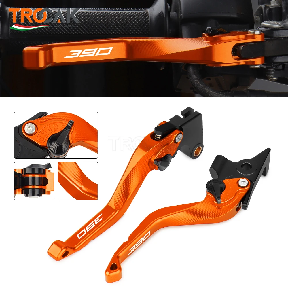 

2023 Short Brake Clutch Lever For KTM DUKE 390 RC 390 390 Adventure 2019-2023 Motorcycle Accessories Adjustable Handles Lever