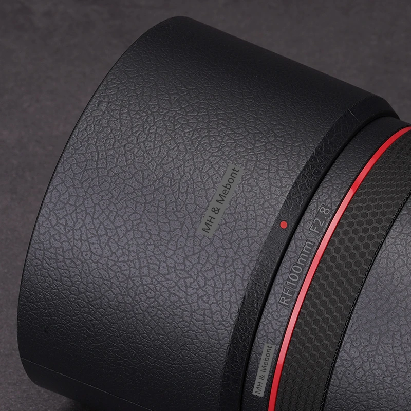 캐논 RF 100mm F2.8 매크로 L IS USM용 렌즈 스티커, 매크로 데칼 스킨 비닐 랩 필름, 스크래치 방지 보호 코팅 RF100 100 2.8