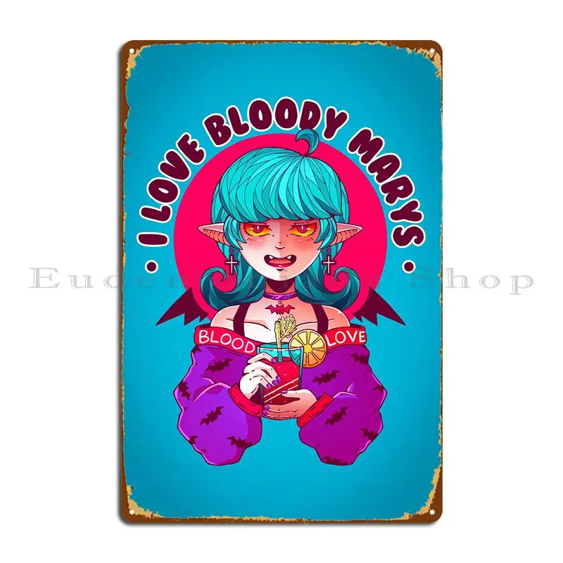 

Кровавая Мэри, металлический плакат, ржавый персонализированный кухонный Настенный декор, жестяной плакат