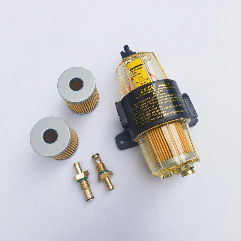 Fuel Filter Element Water Separator Assembly fuel filter fuel filter water separator for Honda Yamaha Suzuki Mercury Outboard Motor Boat Engine UF-10K UF10K