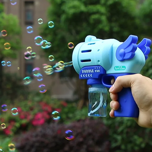 Cute Automatic Bubble Machine Kids Princess Game Toy Outdoor Child Soap Bubble Blower Machine Magic Guns Bride Wedding Bubbles 3