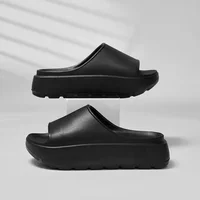 Women's Coconut Themed Home Slippers Summer Outdoor Thick Heel Sandals Arch Support Slip-On Couples Matching Slippers - Image 2