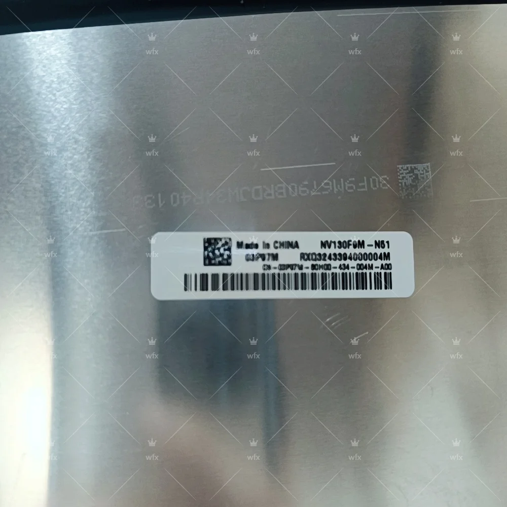 13.0' 노트북 LCD 화면 NV130F9M-N51 1920*1280 100%NTSC 40핀 60Hz 비터치