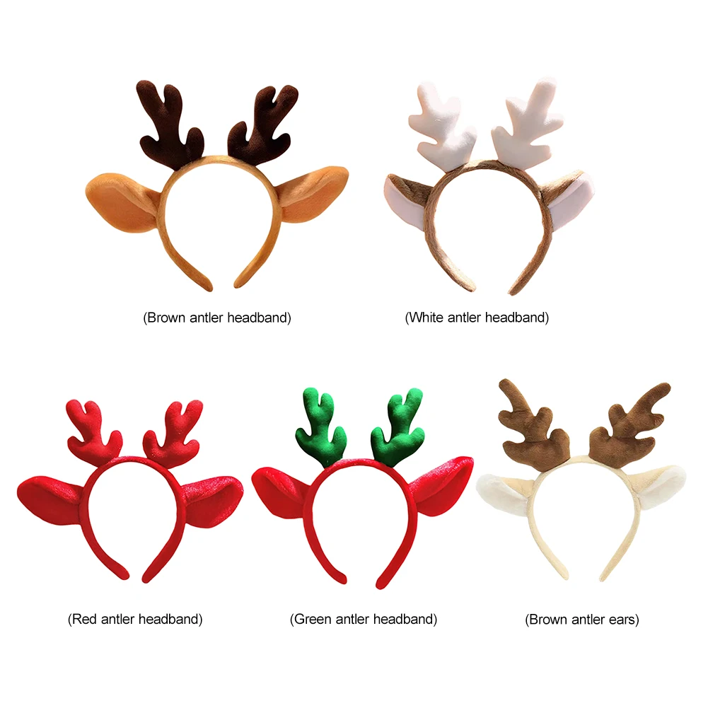 Reindeer Antlers Headband Antler Headband Reindeer for Women Holiday Party Decorations