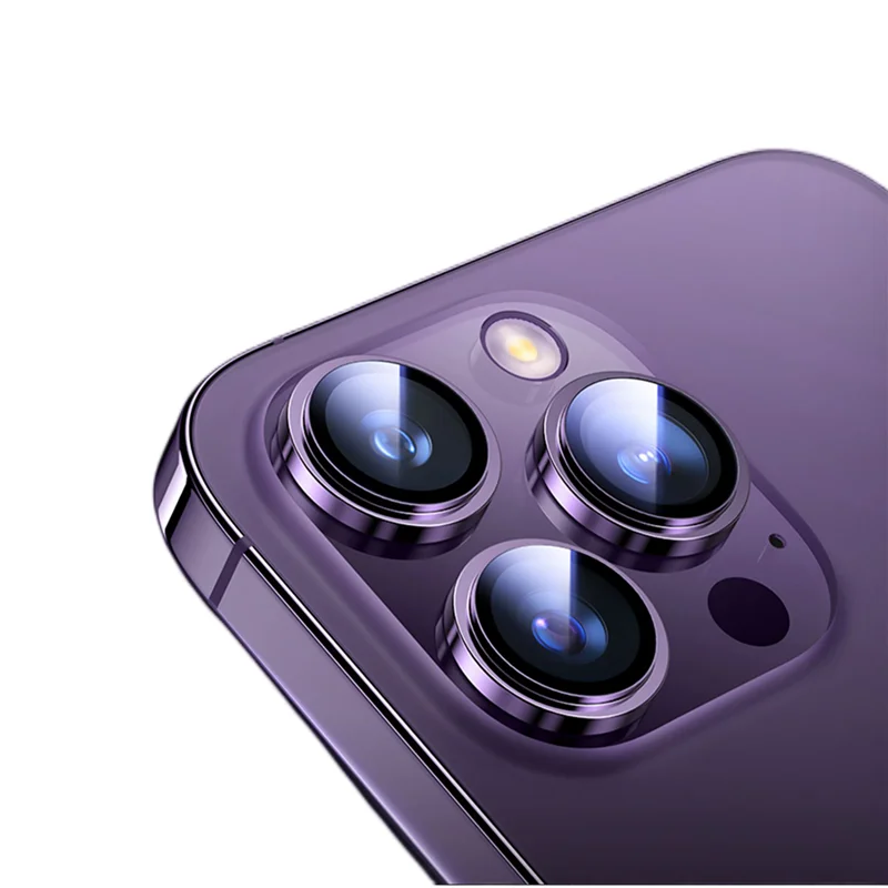 Vetro Di Protezione Dell'Anello Del Metallo Dell'Obiettivo Per Iphone 11 12 13 Pro Max Protezione Dell'Obiettivo Della Fotocamera Su Iphone 12Pro 13Pr