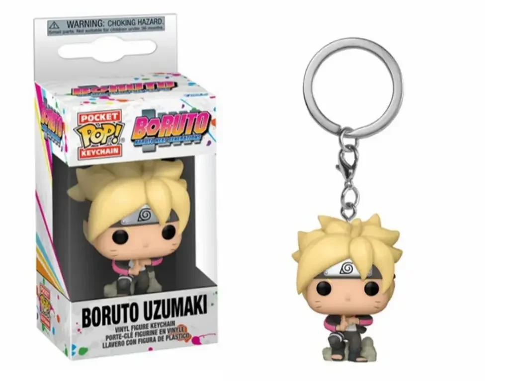 thumbnail image 5 of Funko Pop Anime japonés Boruto Uzumaki Kawaki llavero de juguete figura de acción de vinilo llavero de bolsillo Pop juguetes para niños, 5 of 5
