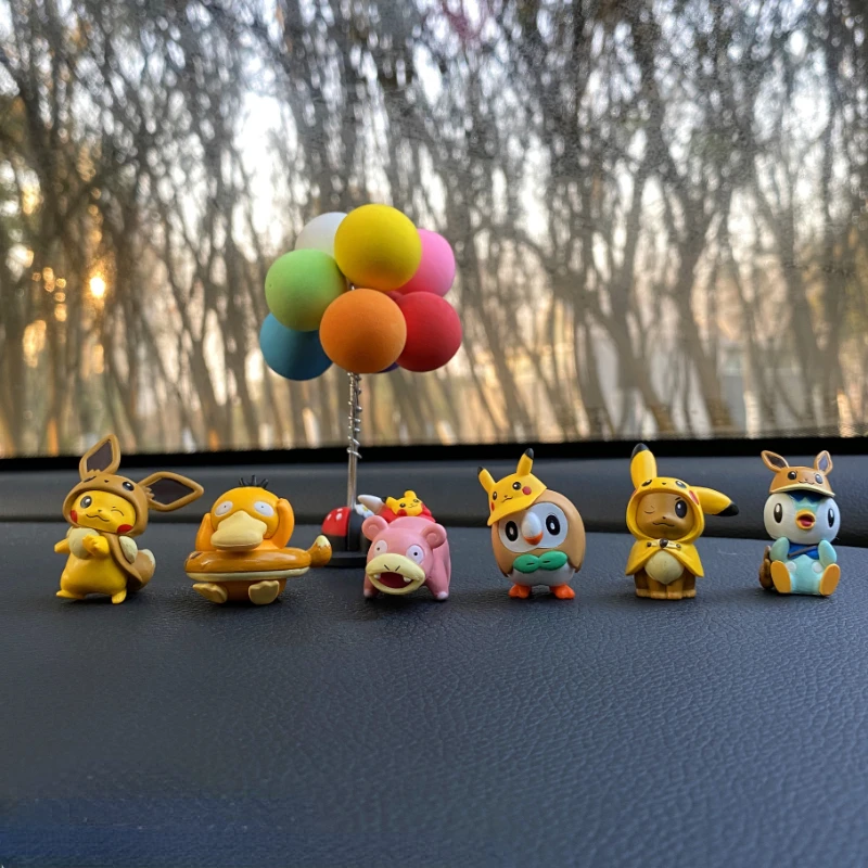 

Car Interior Decoration Creative Cute Cartoon Anime Doll Doll Center Console Office Desk Decoration Supplies 8 Pieces Car Decor