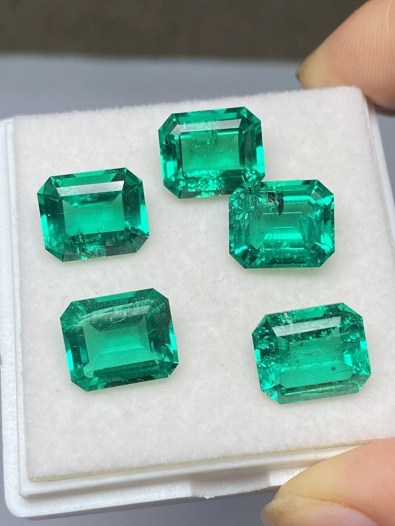 Emerald Loose Stone Lab Grown Emeralds Emerald Cut Stones
