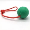 Rubber Ball with Rope Pet Teeth Indestructible Bite Toy Funny Puppy Training Solid Balls Pets Dog Chew Molar Interactive Toys 2