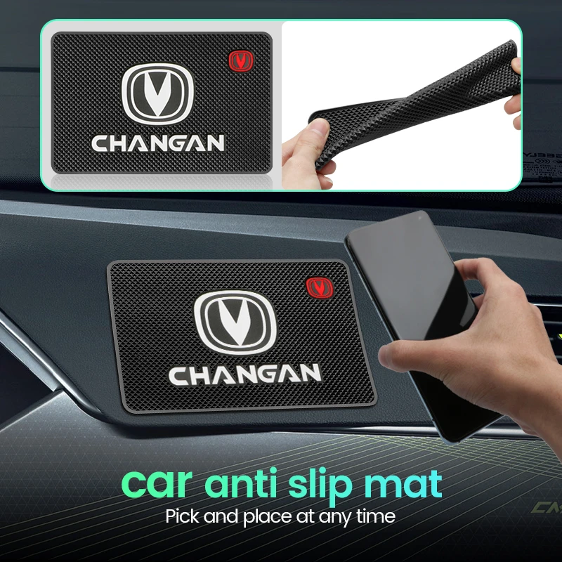 Car Dashboard Silicone Waterproof Grip Sticky Pad Car Phone Anti Slip