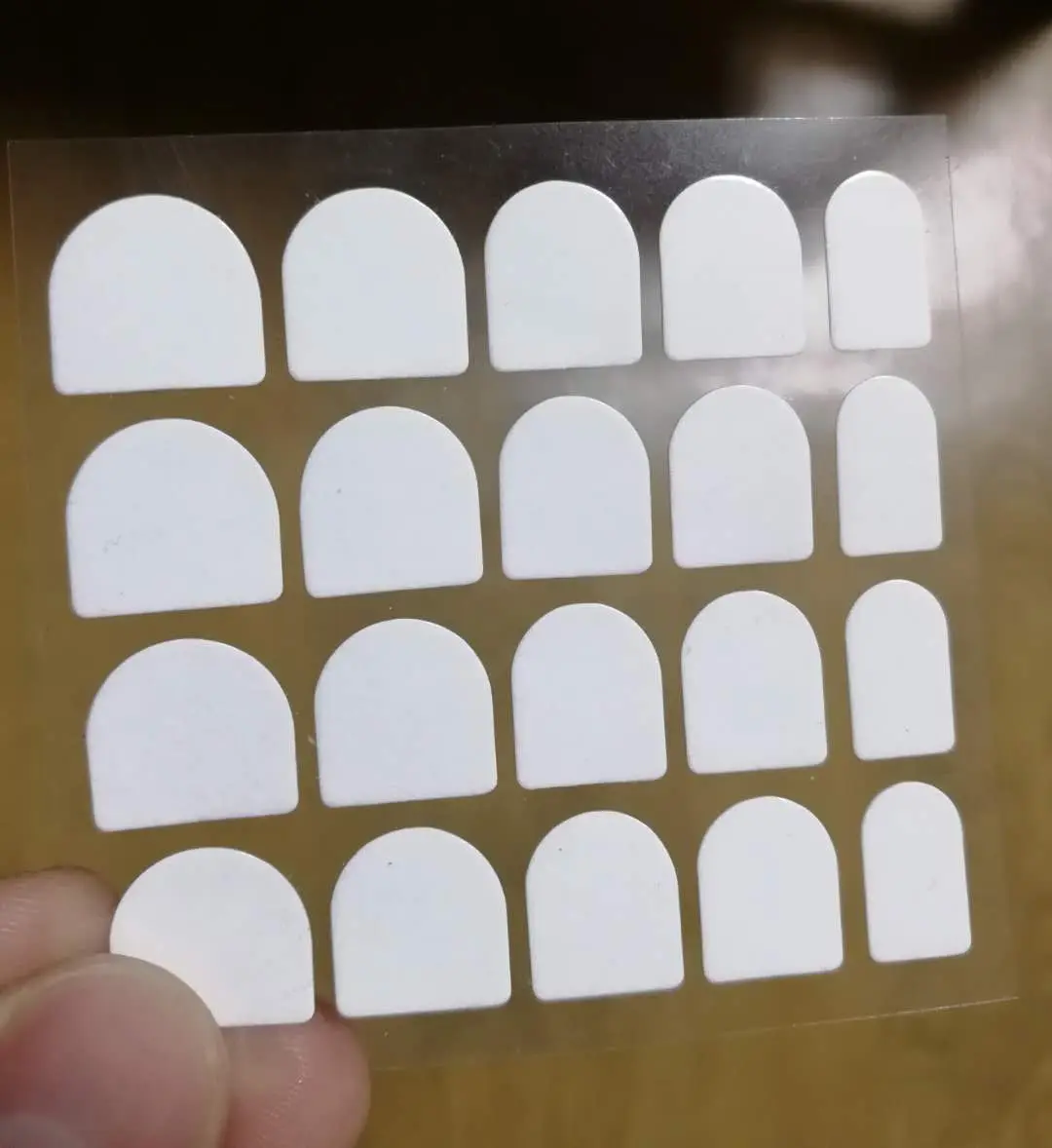 nail glue stickers 5/10/20 Sheets Nail Adhesive Stickers Jelly Waterproof Toenails Double Sided Adhesive Tabs Nail Art Stickers