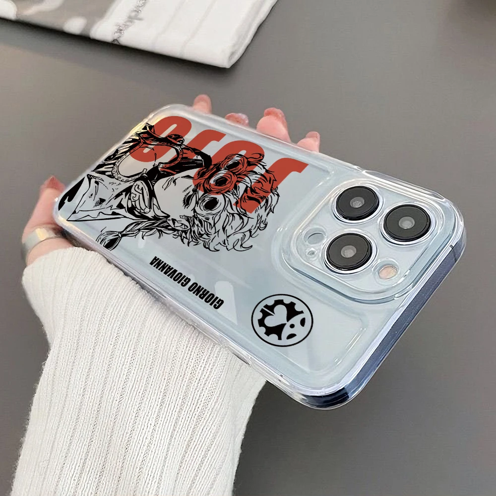 JoJo Bizarre Adventure Soft TPU Transparent Phone Case