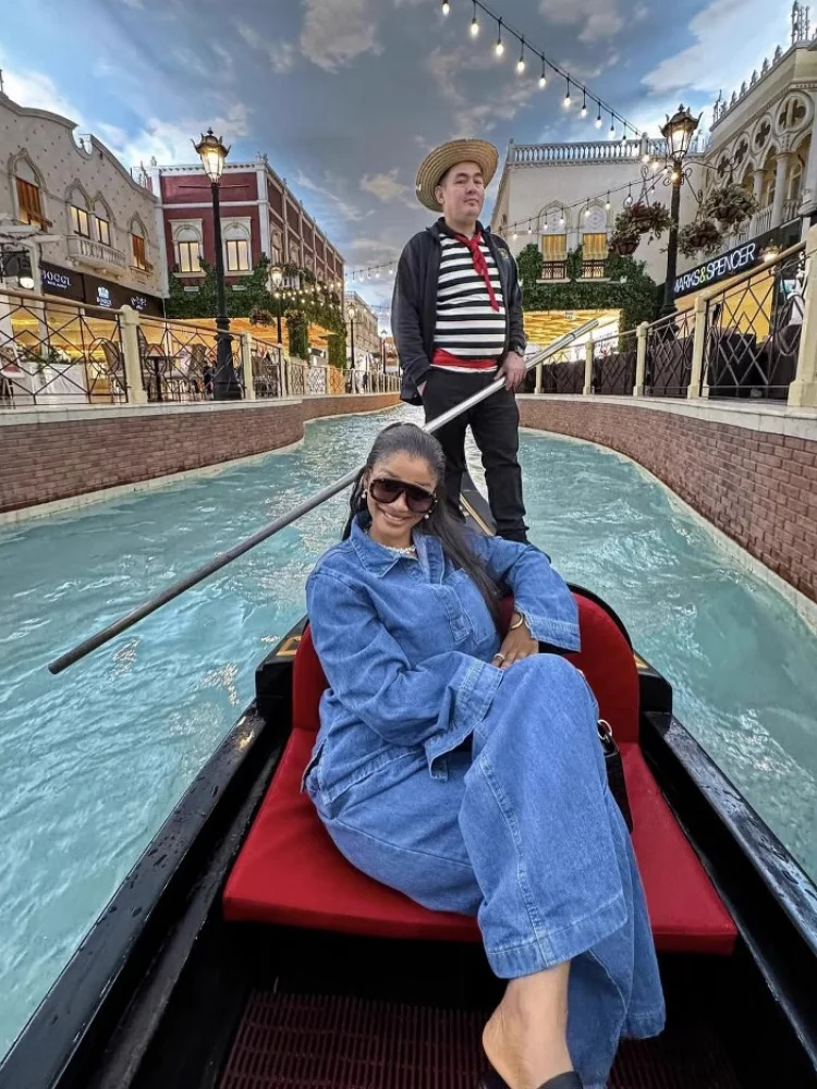 Wmstar Two Piece Set Denim Women Wholesale New Woman Sets Long Sleeved Lapel Pocket Top Lace Up Straight Leg Trousers 2025