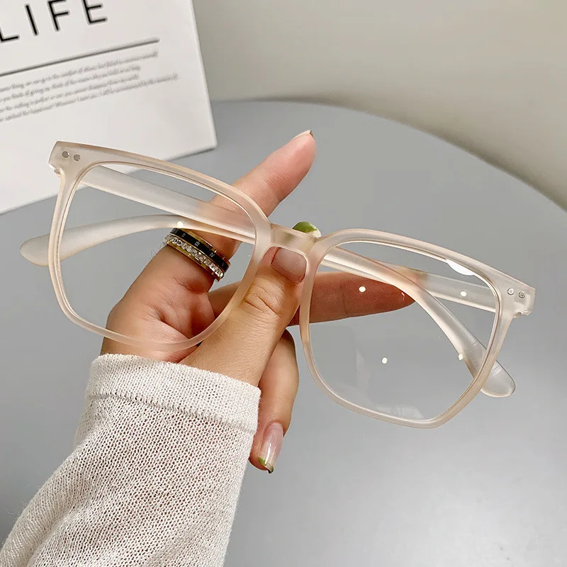 Outdoor Photochromic Myopia Glasses for Women Men Fashion Round Color Changing Minus Eyeglasses Finished Optical Eyewear Diopter